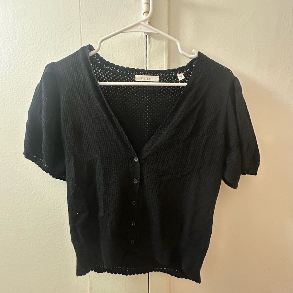 Dôen Short-Sleeve Cardigan NWOT